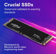 Crucial P3 Plus PCIe Gen4 NVMe M.2 SSD